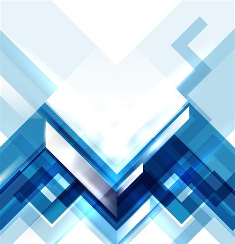 Premium Vector | Blue modern geometric abstract background