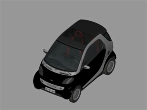 3d Model Smart Car