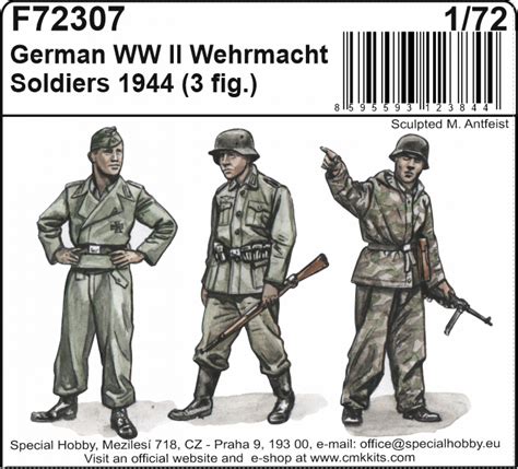 German WWII Wermacht Soldiers 1944 1/72 | Special Hobby - best for modelers