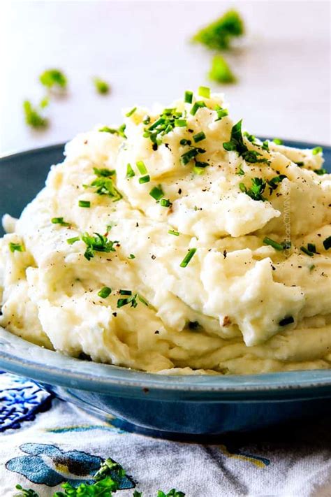 BEST Garlic Mashed Potatoes (Make ahead!) - Carlsbad Cravings