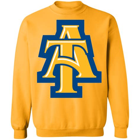 NCAT North Carolina A&T Aggies Logo Crewneck Sweatshirt