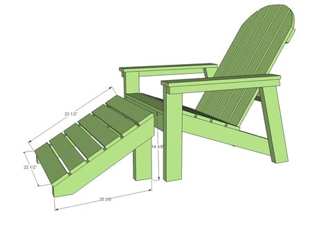 Ana White | Home Depot Adirondack Footstool - DIY Projects