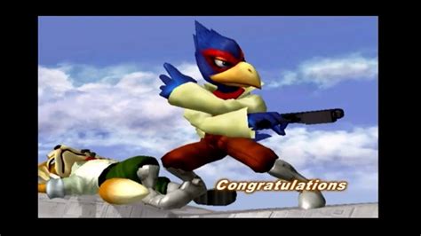 Super Smash Bros Melee - Falco - Classic Mode (Very Hard) - YouTube