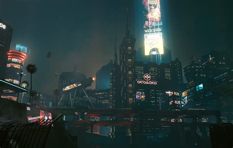 Wallpaper Night, The city, Future, Neon, Cyberpunk 2077, Night ...