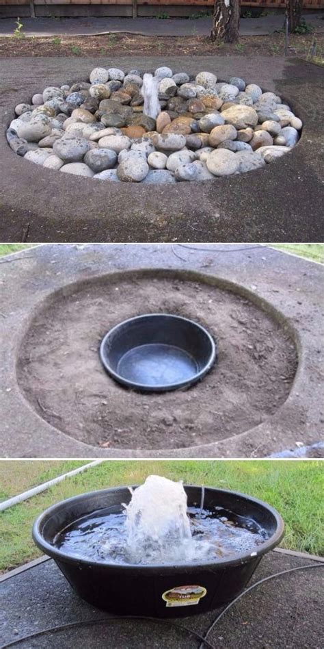 River-Rock-Mini-Fountain DIY Water Feature Ideas To Make Your Home And Garden Lovely | Diy ...