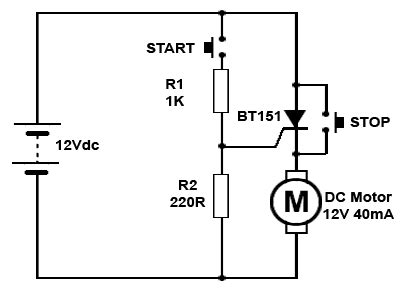 SCRs in DC Circuits