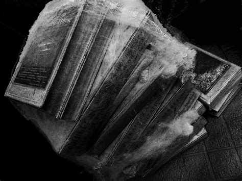 Black And White Haunted Books Free Stock Photo - Public Domain Pictures
