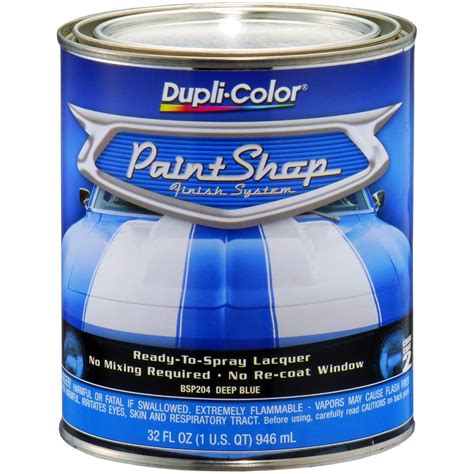 Dupli-Color BSP204 Deep Blue Metallic Paint Shop Finish System - 32 oz.- Buy Online in Oman at ...