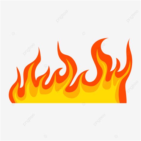 Burning Fire Vector, Fire Flame Clipart, Flame, Yellow Fire Flame Vector PNG and Vector with ...