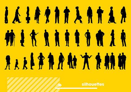 Audience Silhouette Vector at Vectorified.com | Collection of Audience ...