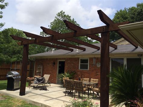 How To Build A Covered Pergola Attached To The House