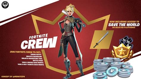 (CONCEPT) What if they made Save The World part of the Fortnite Crew ...