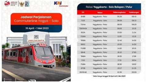 Jadwal KRL Rute Jogja - Solo yang Berlaku Sampai 1 Mei 2023 - Halaman ...