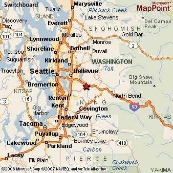 Issaquah, Washington Area Map & More