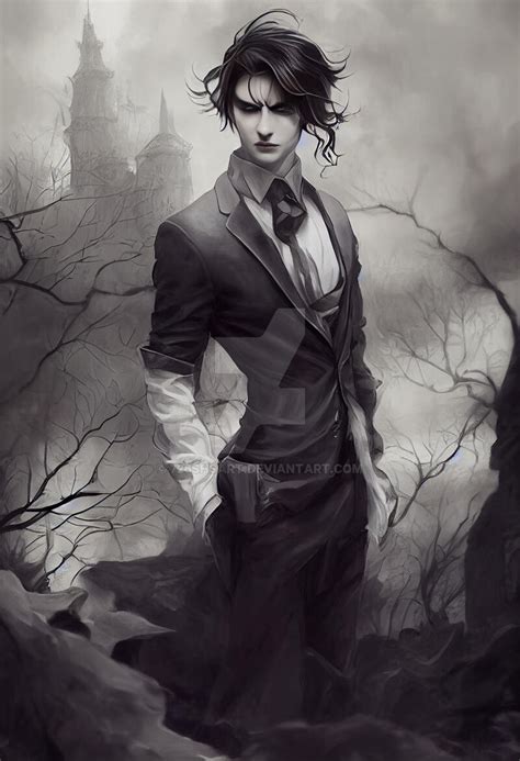 ArtStation - Male vampire elegant style 2 | Artworks