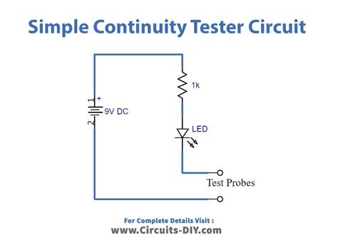 Simple Continuity Tester Circuit Diagram Soldering Mind, 48% OFF