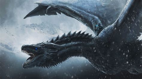 Game of Thrones, Night King, Dragon, 4K, #74 Wallpaper