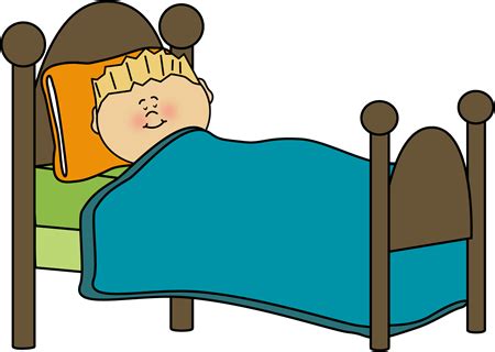 sleep in bed clipart - Clip Art Library