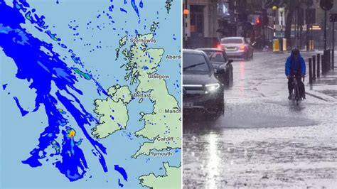 Brits warned of flooding threat across swathes of the UK as rain sweeps ...