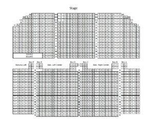 Seating Chart | Paramount Arts Center