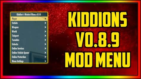 Gta 5 Online Mod Menu PC | Kiddions Mod Menu | Undetected - YouTube