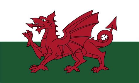 Ddraig Goch / Wales (Tibbetts Emblazonment) Outdoor Quality Flag - MrFlag