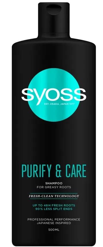 Syoss Purify & Care Shampoo ingredients (Explained)