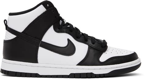 Nike Black & White Dunk High Retro Sneakers Nike