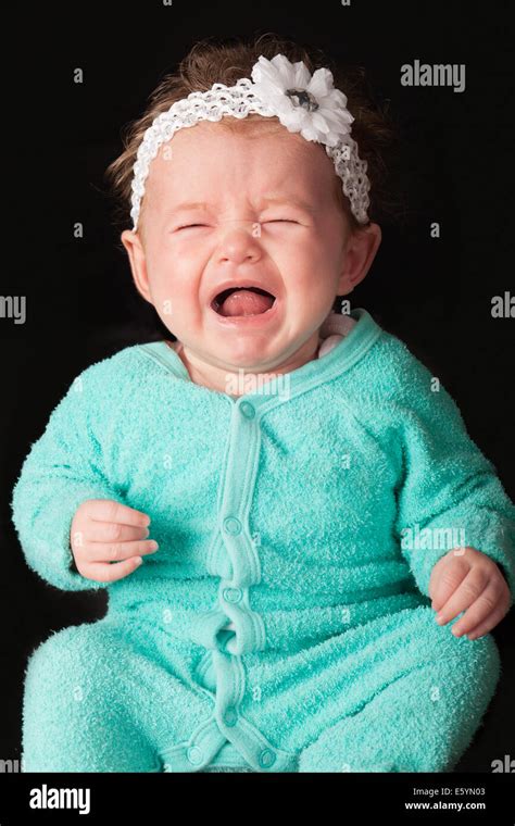 Baby crying face closeup hi-res stock photography and images - Alamy
