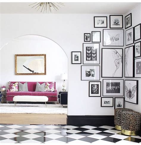 Corner Gallery Wall in 2020 | Photo gallery wall living room, Gallery ...