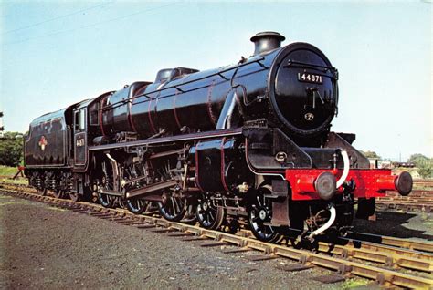 Postcard LMS Stanier Class 5 44871 The Last Steam Engine on British Railways AQ8 | eBay