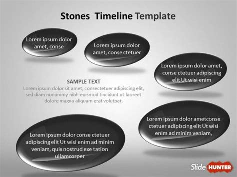 Free Stones Timeline Template for PowerPoint