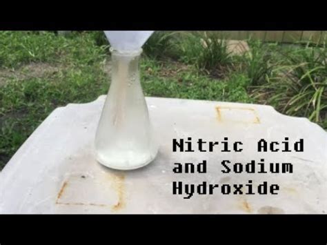 Reaction of Nitric Acid and Sodium Hydroxide - YouTube