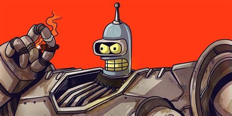 Futurama's Bender Was The Iron Giant All Along In Hilarious Fan Art