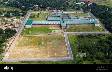 Aerial photo of Leeuwkop Prison Stock Photo - Alamy