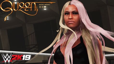 WWE 2K19 | NICKI MINAJ ENTRANCE - YouTube