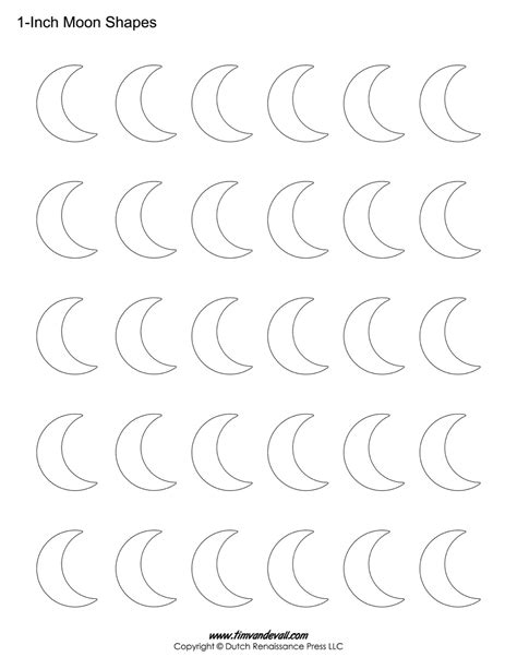 Moon Cut Out Printable - Printable Word Searches