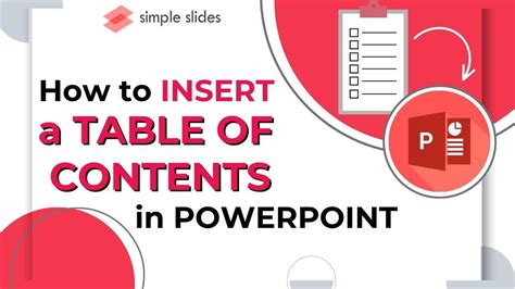 Table of Contents in PowerPoint - How to Add Guide