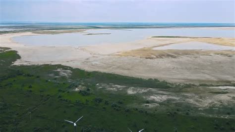 Wind Turbine Aerial View in, Stock Footage | VideoHive