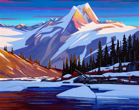 Nicholas Bott Canadian Artist | Mountains art painting, Canadian art, Landscape painting tutorial