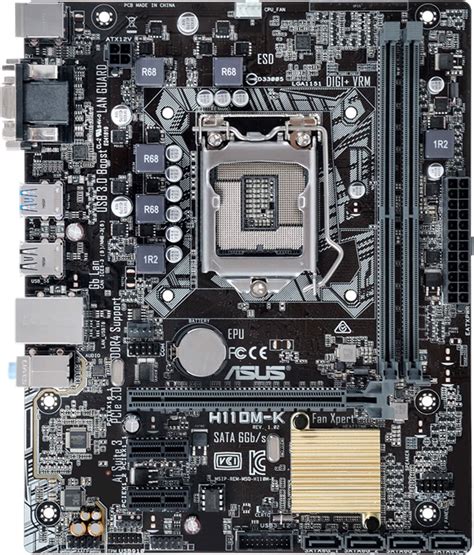 ASUS H110M-K (LGA 1151, Intel H110, mATX) - kaufen bei Galaxus