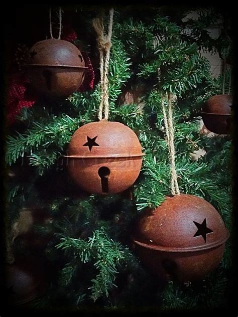 These rusty jingle bells are great for decorating or use as an ornament. This listing is ...