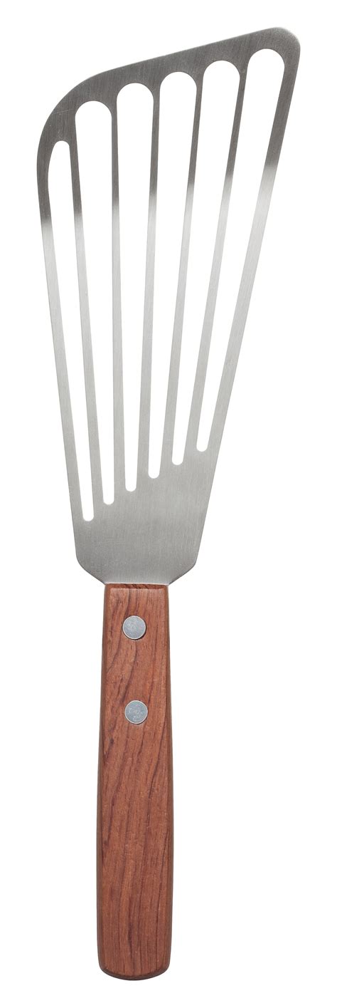 HIC Fish Spatula with Slotted Angled Blade, 18/8 Stainless Steel, 11.25-inch - Walmart.com