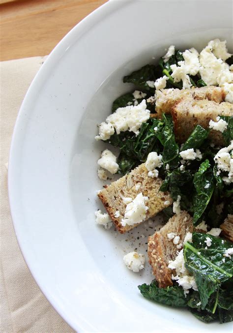 Tuscan Kale Salad with Feta | Espresso and Cream