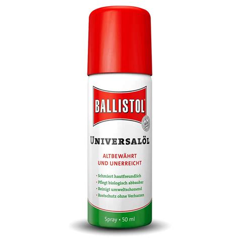 Ballistol 2145012PK 12-Pack 50ml Universal Oil Spray - MADE IN GERMANY