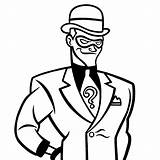 The Riddler Coloring Pages sketch template