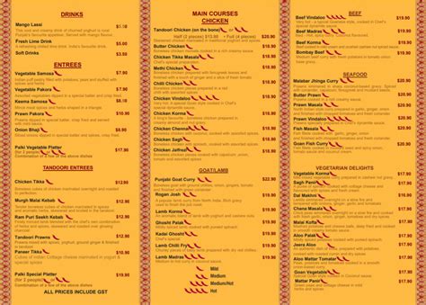 Exotic North Indian Cuisine-takeaway menu | Palki Restaurant