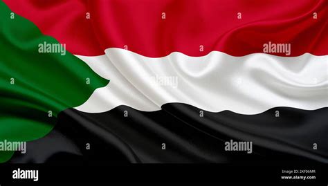 national flag of Sudan Stock Photo - Alamy