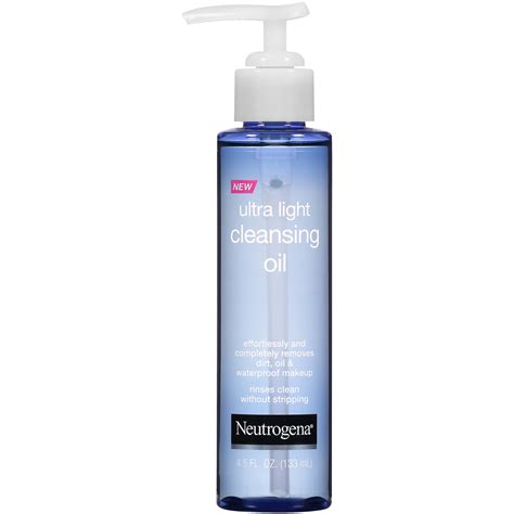 Neutrogena Ultra Light Face Cleansing Oil & Makeup Remover, 4.5 fl. oz - Walmart.com