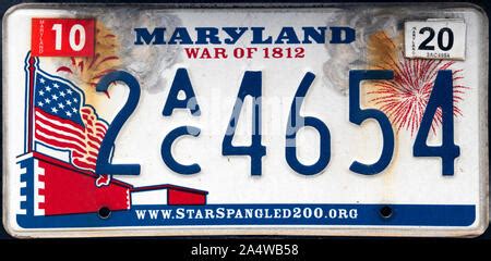 maryland license plate sticker placement